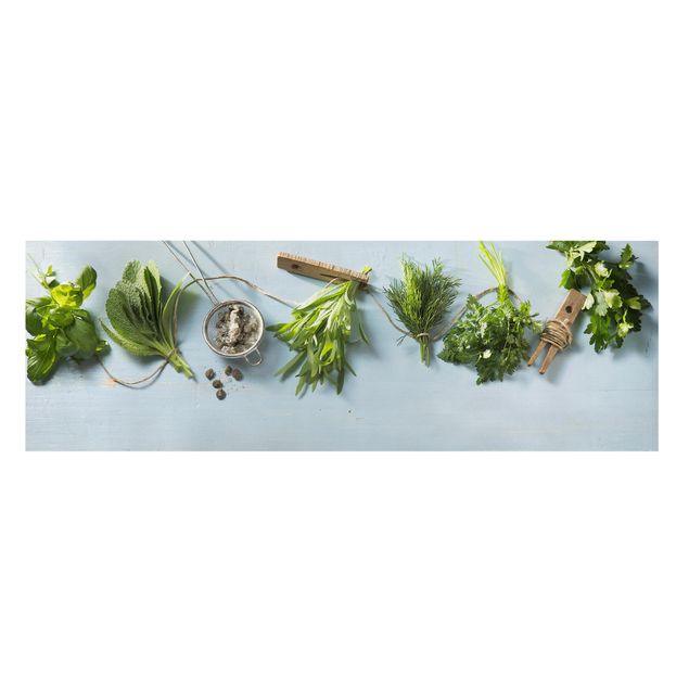 Billeder på lærred krydderier og urter Bundled Herbs