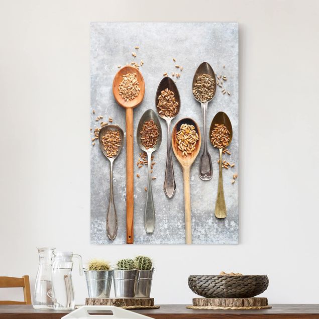 køkken dekorationer Cereal Grains Spoon