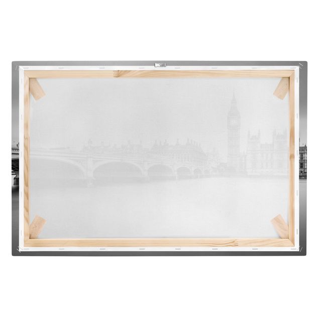Billeder sort og hvid Westminster Bridge And Big Ben
