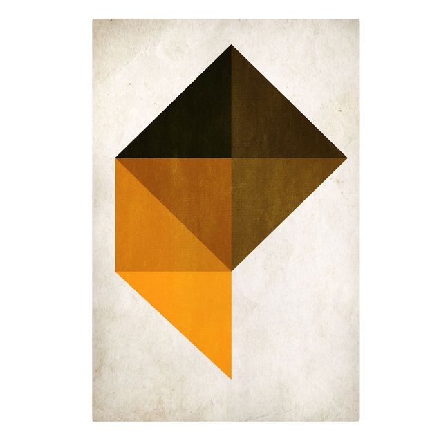 Billeder orange Geometrical Trapezoid