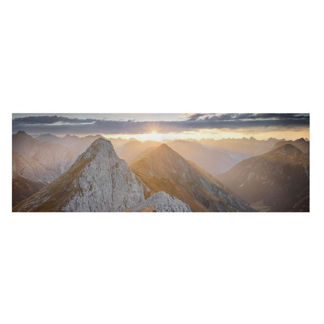 Billeder på lærred landskaber Lechtal Alps