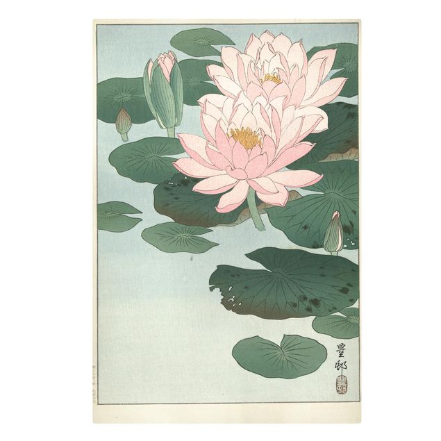 Billeder blomster Ohara Shôson - Water Lilies