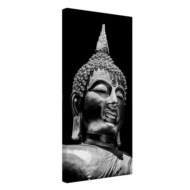 Billeder på lærred spirituelt Buddha Statue Face