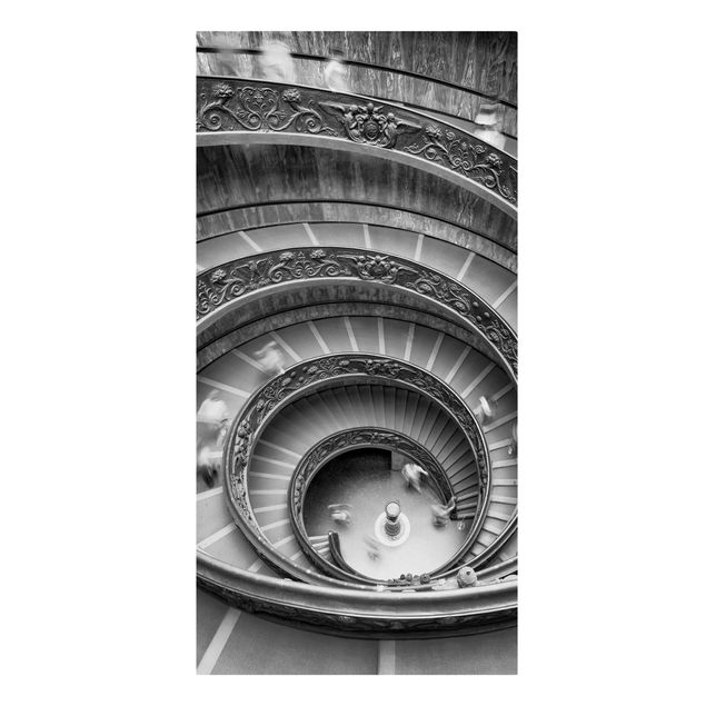 Billeder på lærred sort og hvid Bramante Staircase