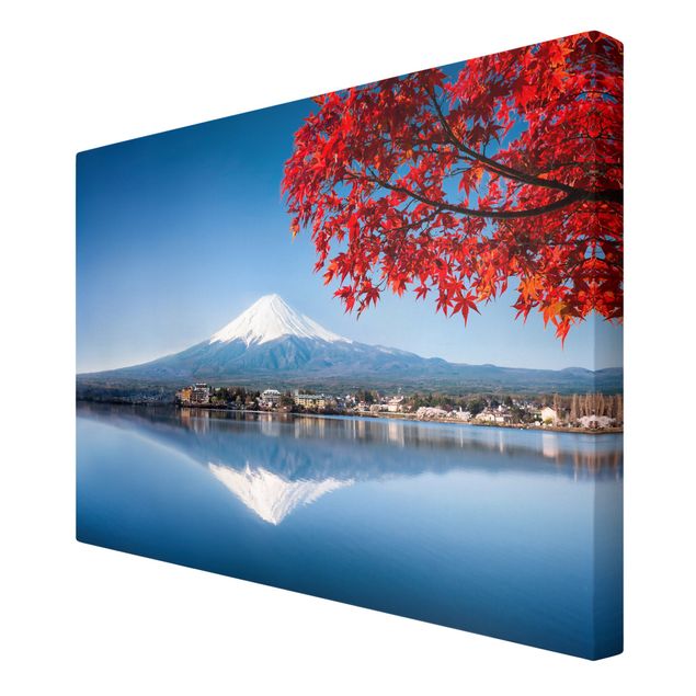 Billeder arkitektur og skyline Mt. Fuji In The Fall