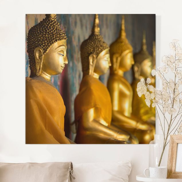 Billeder Asien Golden Buddha Statue
