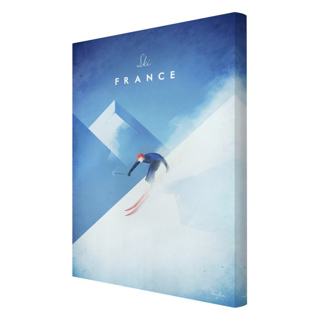 Billeder arkitektur og skyline Travel Poster - Ski In France