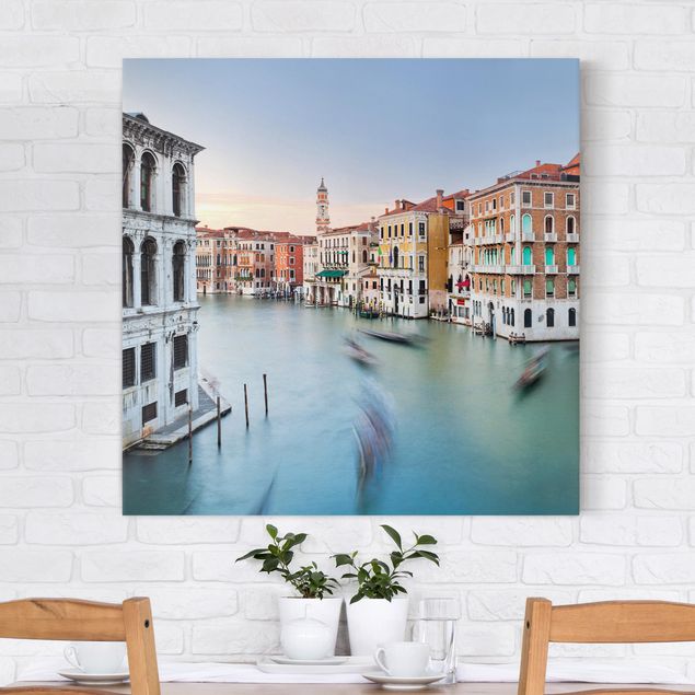 køkken dekorationer Grand Canal View From The Rialto Bridge Venice