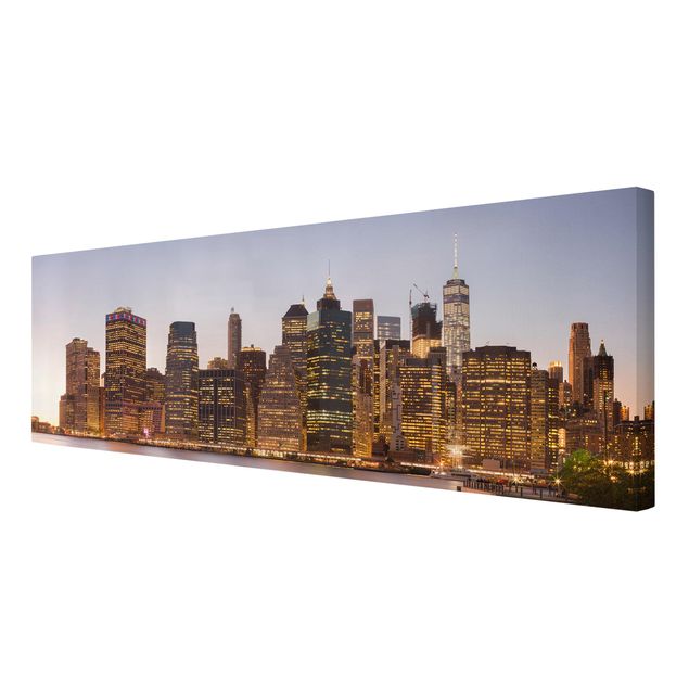 Billeder moderne View Of Manhattan Skyline