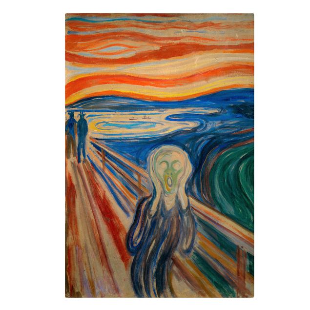 Billeder på lærred kunsttryk Edvard Munch - The Scream