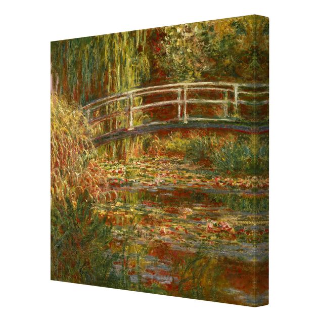 Billeder landskaber Claude Monet - Waterlily Pond And Japanese Bridge (Harmony In Pink)