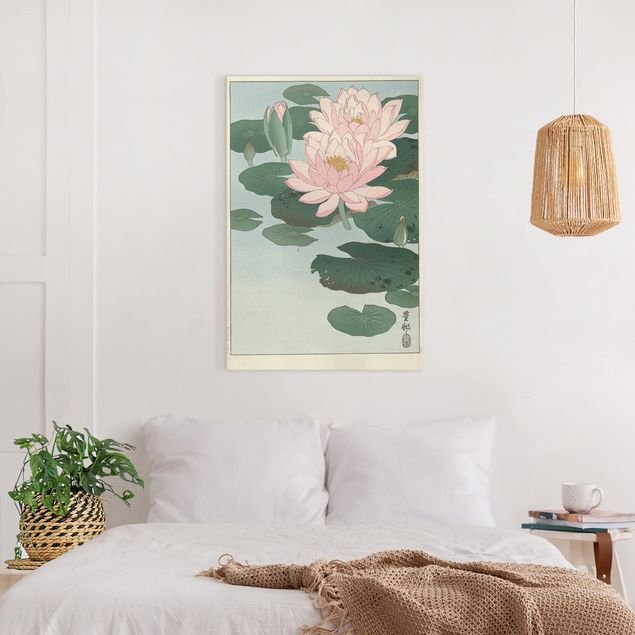 Kunst stilarter Ohara Shôson - Water Lilies