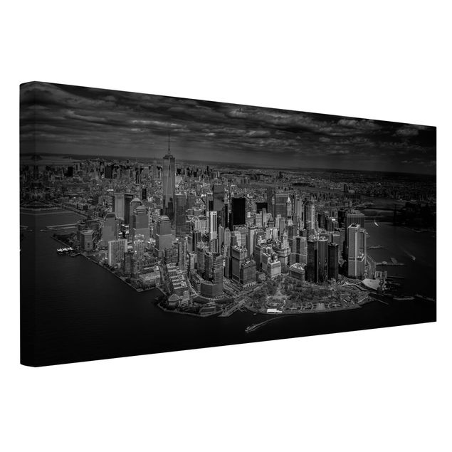 Billeder på lærred arkitektur og skyline New York - Manhattan From The Air