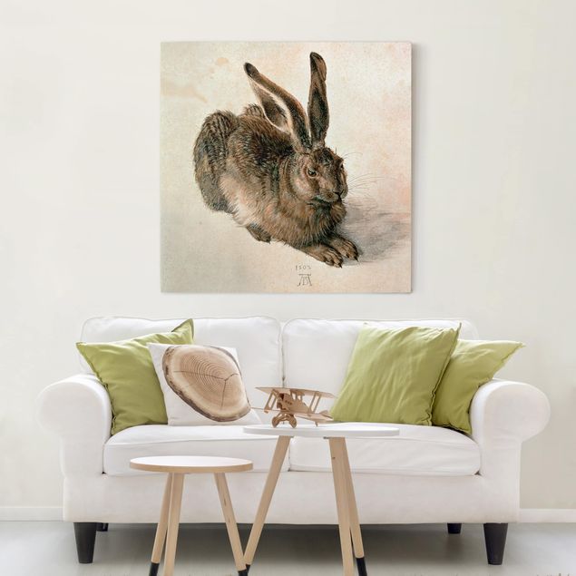 Billeder på lærred kunsttryk Albrecht Dürer - Young Hare