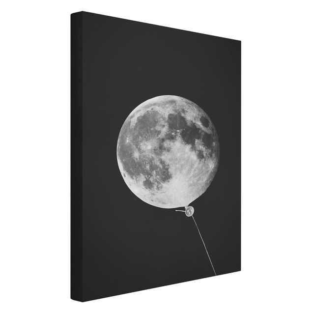 Billeder kunsttryk Balloon With Moon