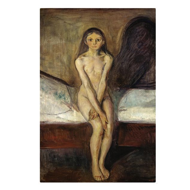 Billeder på lærred kunsttryk Edvard Munch - Puberty