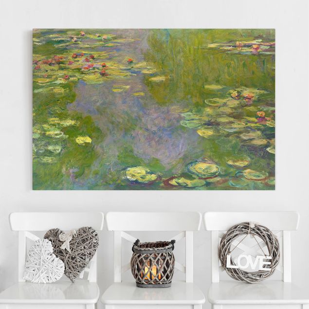Kunst stilarter impressionisme Claude Monet - Green Waterlilies