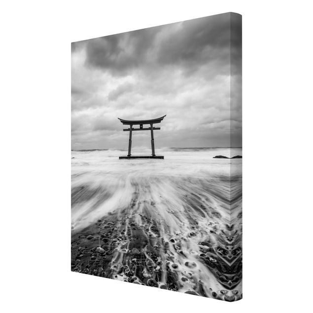Billeder arkitektur og skyline Japanese Torii In The Ocean