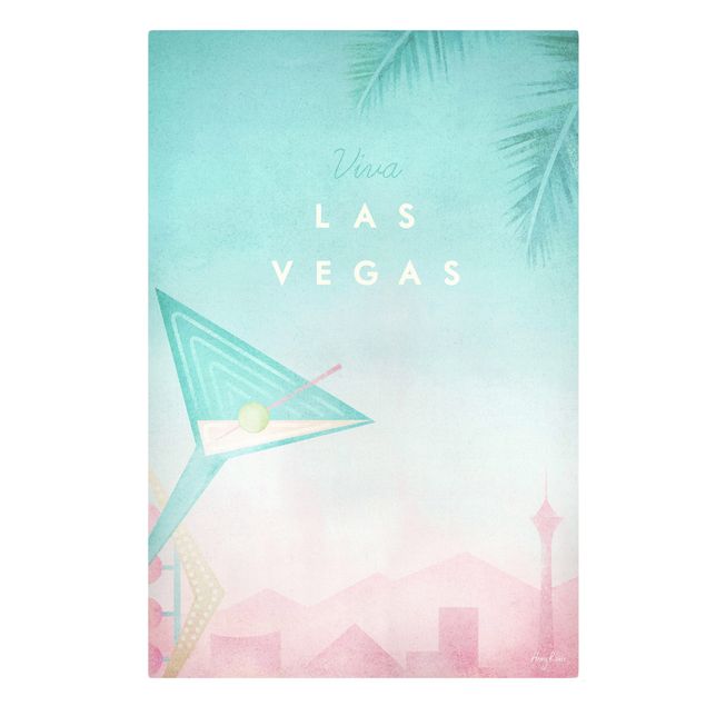 Billeder turkis Travel Poster - Viva Las Vegas