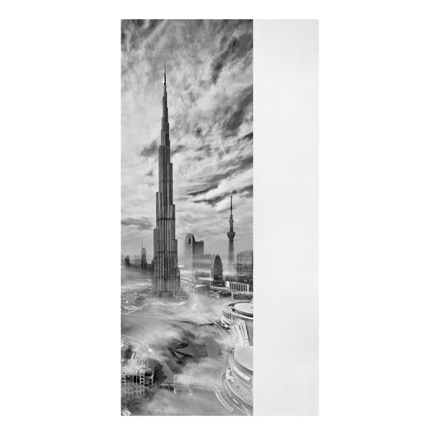 Billeder på lærred arkitektur og skyline Dubai Super Skyline