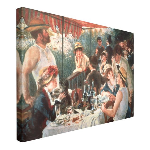 Billeder på lærred kunsttryk Auguste Renoir - Luncheon Of The Boating Party