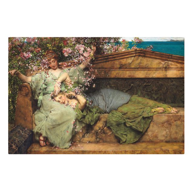 Billeder blomster Sir Lawrence Alma-Tadema - The Rose Garden