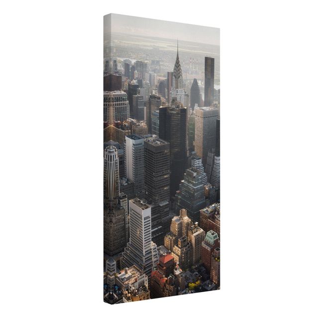 Billeder på lærred arkitektur og skyline From the Empire State Building Upper Manhattan NY