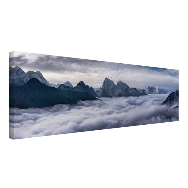 Billeder landskaber Sea Of ​​Clouds In The Himalayas