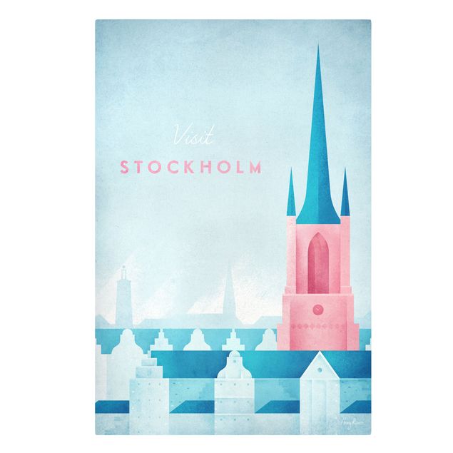 Billeder blå Travel Poster - Stockholm