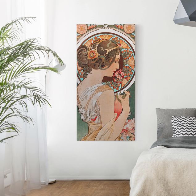 Kunst stilarter Alfons Mucha - Primrose