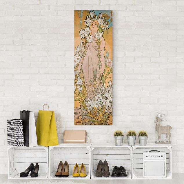 Kunst stilarter Alfons Mucha - The Lily