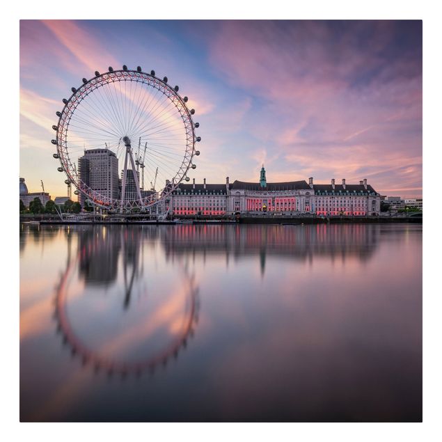 Billeder arkitektur og skyline London Eye at Dawn