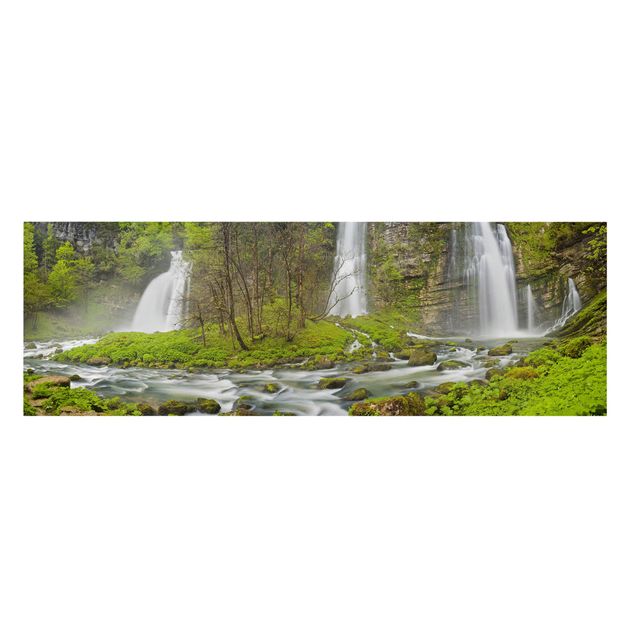 Billeder natur Waterfalls Cascade De Flumen