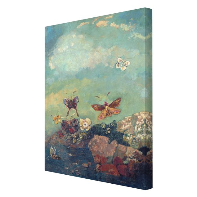 Billeder kunsttryk Odilon Redon - Butterflies