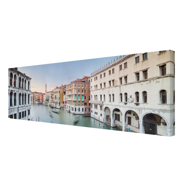 Billeder blå Grand Canal View From The Rialto Bridge Venice