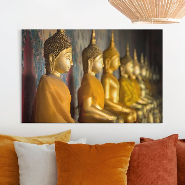 Billeder Asien Golden Buddha Statue