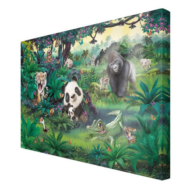 Billeder pandaer Jungle With Animals
