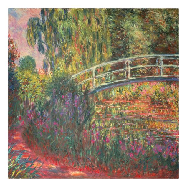 Billeder landskaber Claude Monet - Japanese Bridge In The Garden Of Giverny