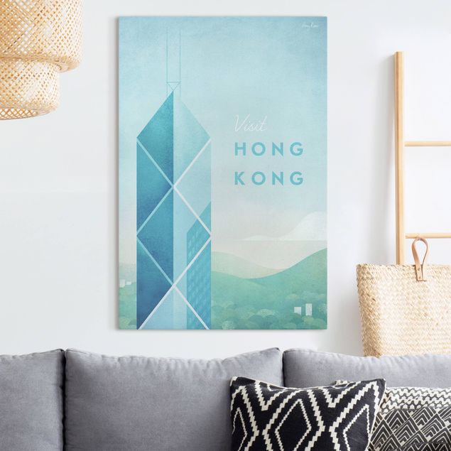 Billeder Asien Travel Poster - Hong Kong