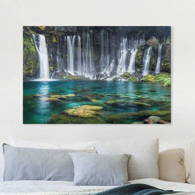 Billeder Asien Shiraito Waterfall