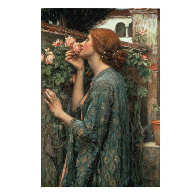 Billeder kunsttryk John William Waterhouse - The Soul Of The Rose