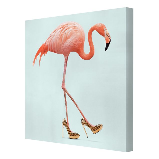 Billeder orange Flamingo With High Heels