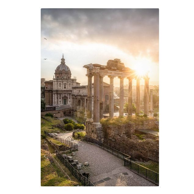 Billeder arkitektur og skyline Forum Romanum At Sunrise