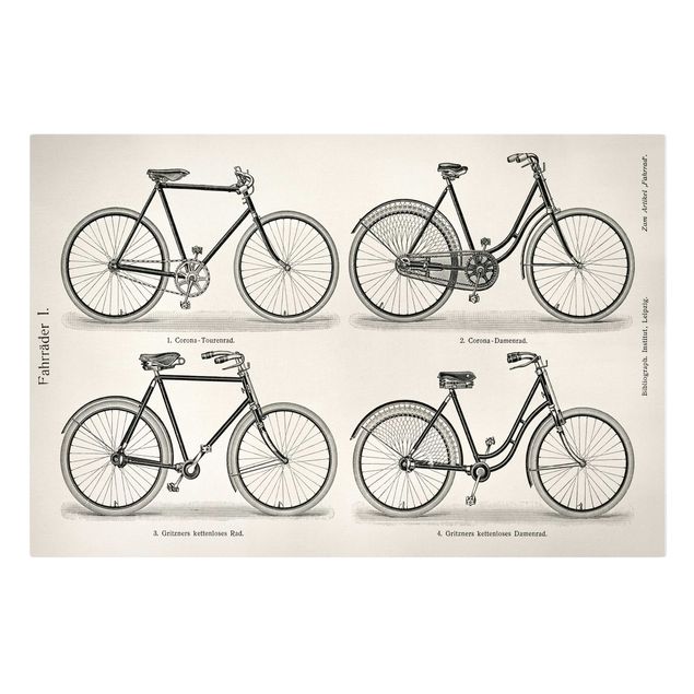 Billeder Vintage Poster Bicycles