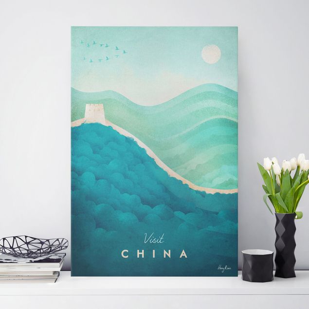 Billeder på lærred Asien Travel Poster - China