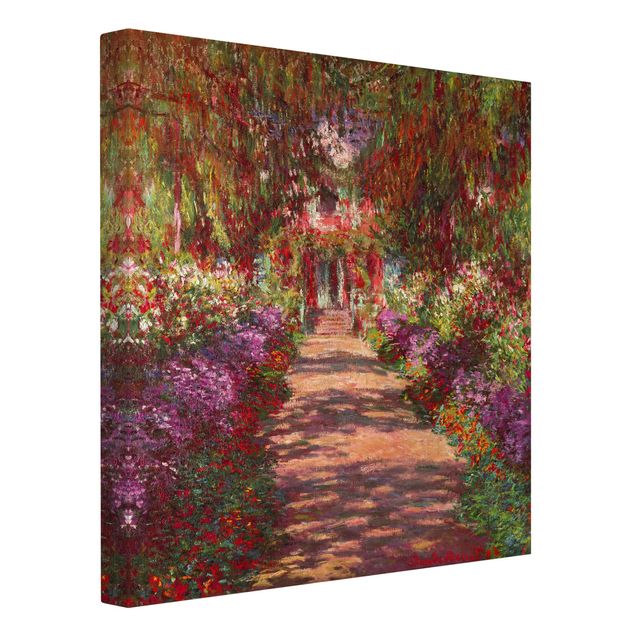 Billeder træer Claude Monet - Pathway In Monet's Garden At Giverny