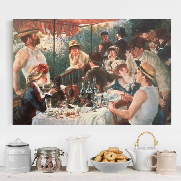 køkken dekorationer Auguste Renoir - Luncheon Of The Boating Party