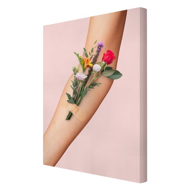 Billeder lyserød Arm With Flowers