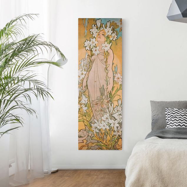 køkken dekorationer Alfons Mucha - The Lily