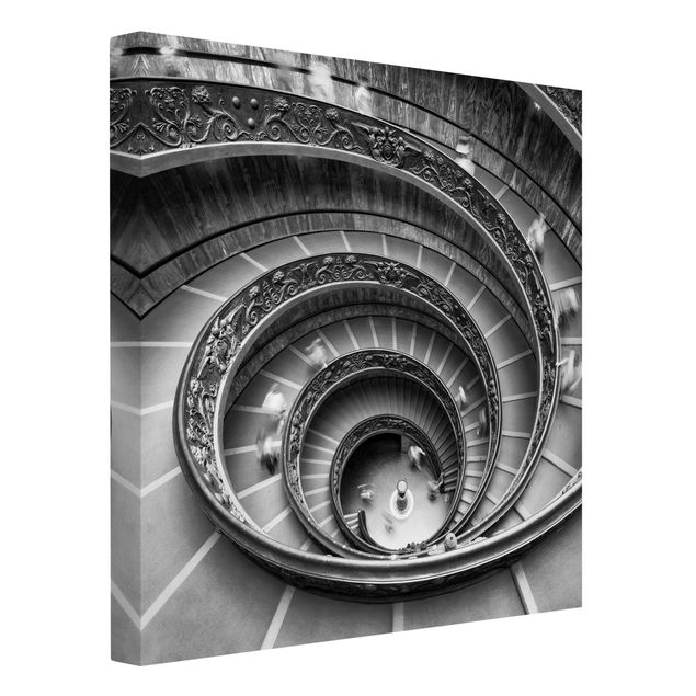 Billeder på lærred arkitektur og skyline Bramante Staircase